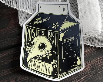 Plague doctor Milk carton Magnet