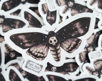 Death moth sticker