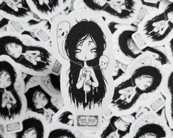 Ghost girl Sticker