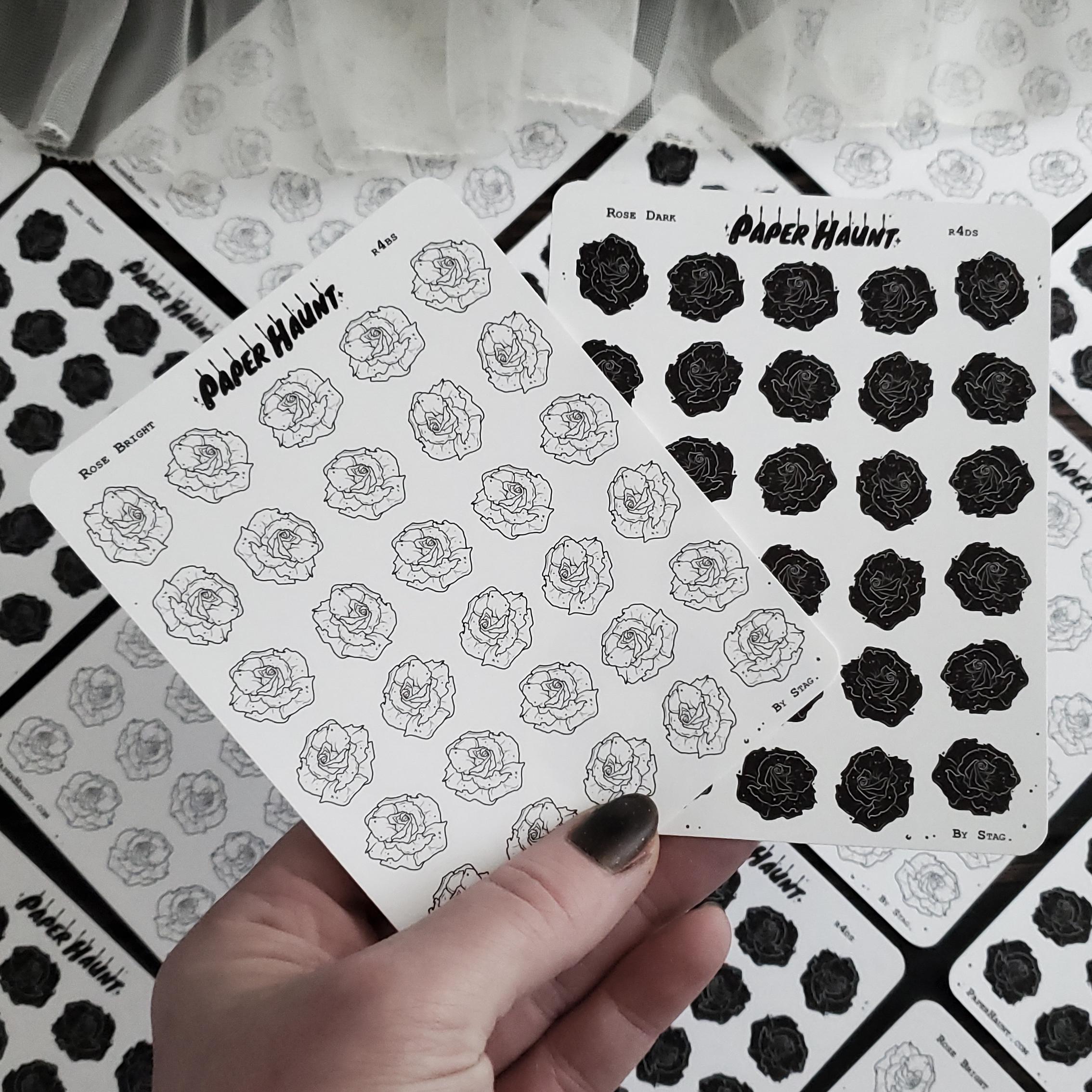 ROSE Planner STICKER Sheet - Etsy