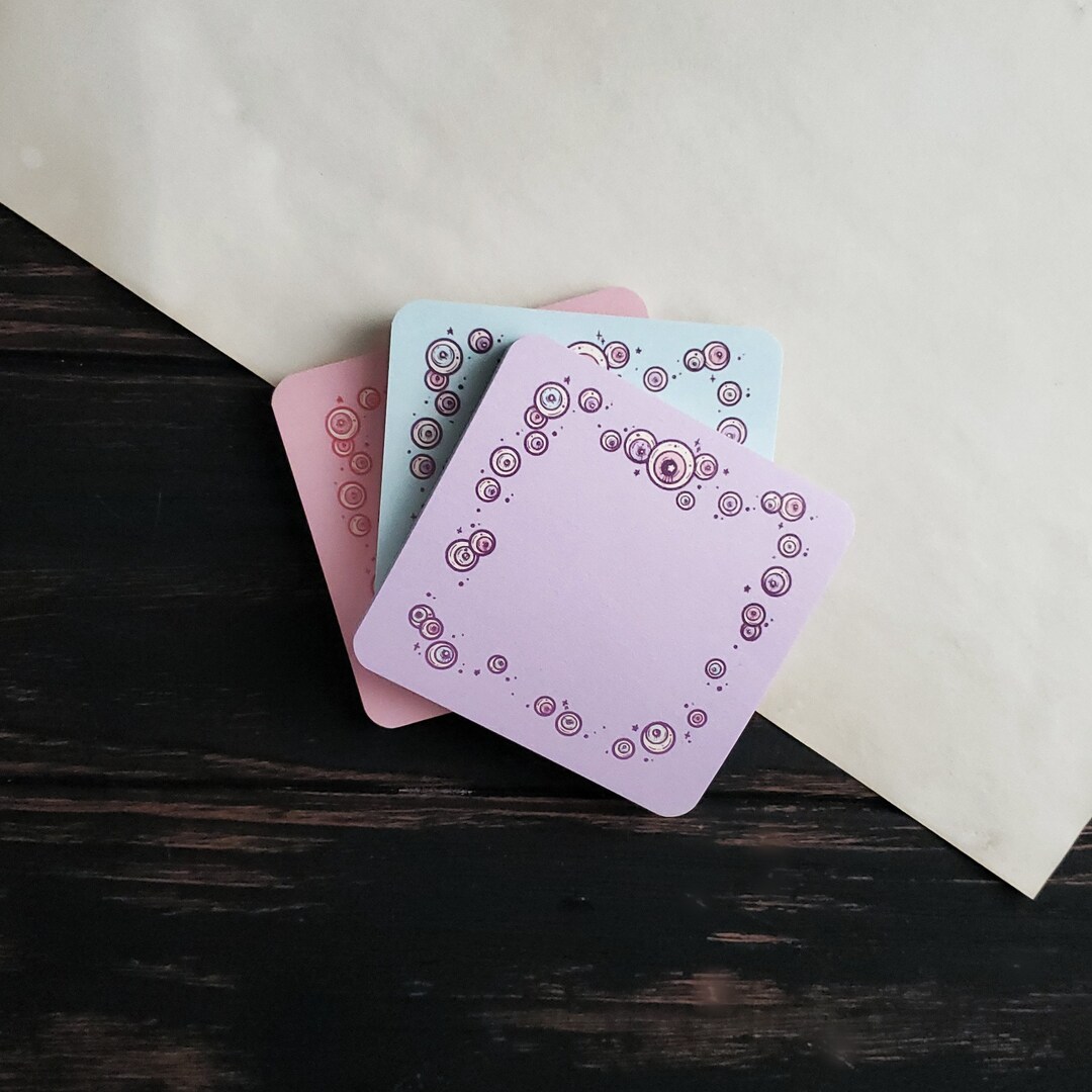 Pastel Eyeball STICKY Note pastel Goth Creepy Kawaii Etsy