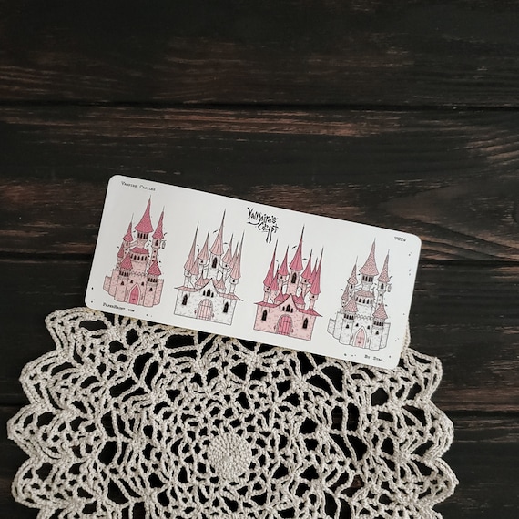 Castle Planner STICKER Sheet - Vampire's Crypt- Spooky Cute - Pastel