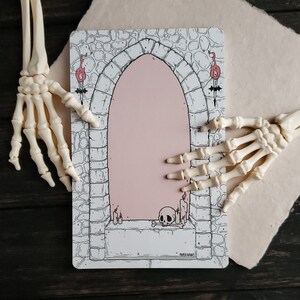 Bloco de notas Cripta do Vampiro - Artigos de papelaria góticos, fofos e assustadores imagem 4