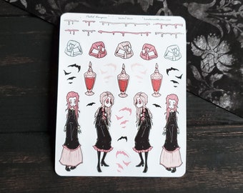 Pastel VAMPIRE planner sticker sheet