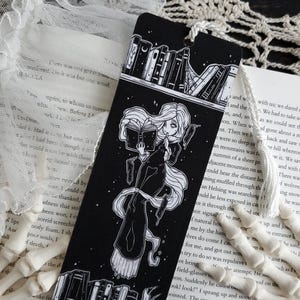 Marque-page de bibliothèque hantée, Fantasmagorie, Fille fantôme et Gothique image 4