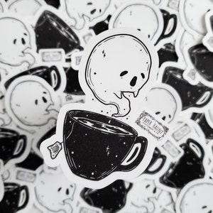 Ghost tea sticker - Spooky cute - Haunted Tea