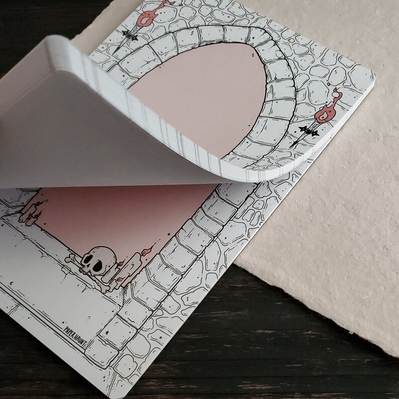 Bloco de notas Cripta do Vampiro - Artigos de papelaria góticos, fofos e assustadores imagem 6