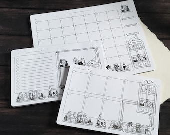 Potion Regal Planer Notizblöcke - gruseliges Goth Briefpapier