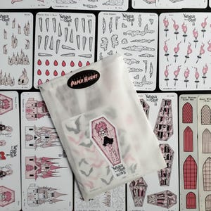 Vampire's Crypt Planner STICKER Sheet Collection - Bundle -spooky Cute ...