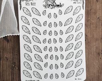 Mini Fairy Wing Clear Planner Sticker Sheet | Mini Fairy Stickers for Journals & Planners