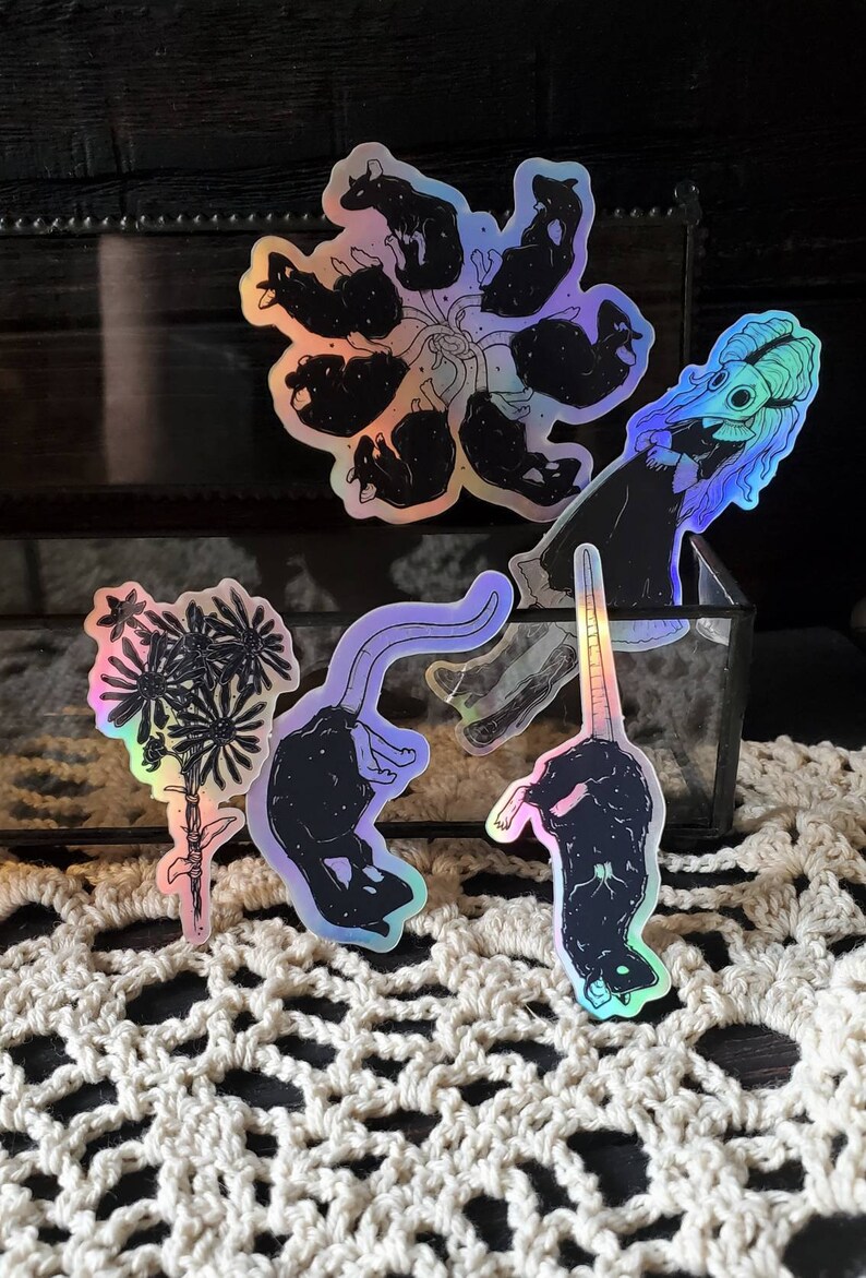PLAGUE doctor holographic sticker pack image 1