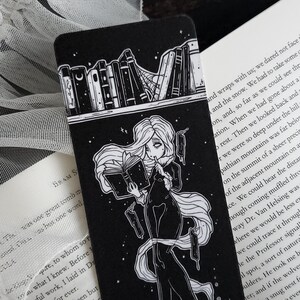 Marque-page de bibliothèque hantée, Fantasmagorie, Fille fantôme et Gothique image 7