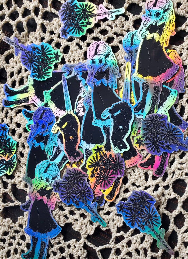 PLAGUE doctor holographic sticker pack image 8