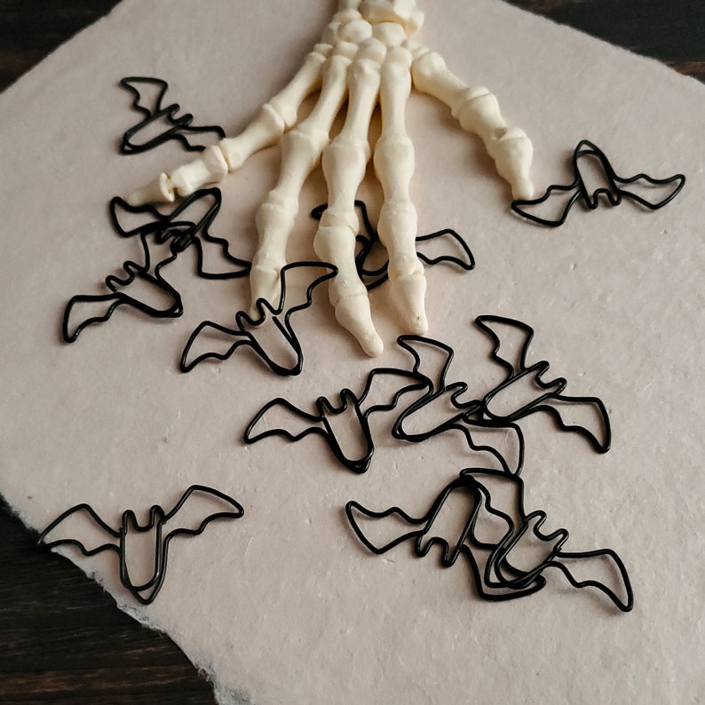Bat paperclips, Spooky cute, Goth image 5
