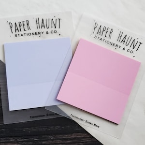 Pink & Purple Transparent STICKY Notes, pastel goth