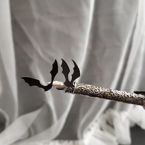 Rosa och svart fladdermusdekaler - Vampyrens krypta - Spöklik söt goth - Planer accents bild 5