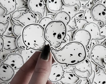 Geist STICKER - Gruselig süß - Goth - 9er Set