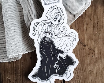 Ghost Girl sticker - Spooky Cute