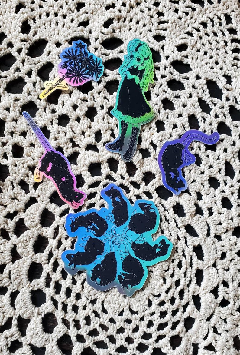 PLAGUE doctor holographic sticker pack image 3