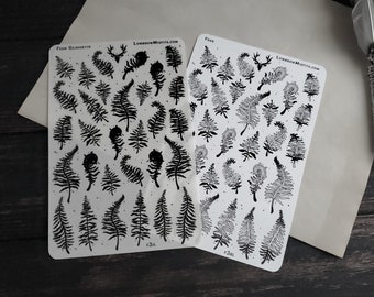 Fern planner STICKER Sheet