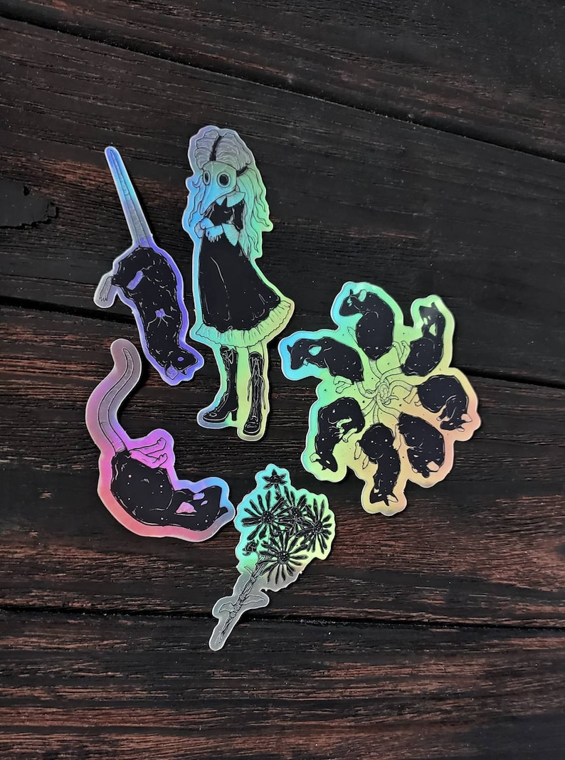 PLAGUE doctor holographic sticker pack image 2