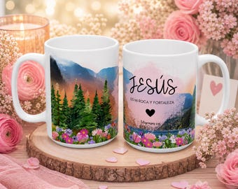 Modèles premium pour tasses chrétiennes (325/440 ml) | Designs modifiables de haute qualité, usage commercial inclus | Téléchargement instantané du fichier PNG de la tasse