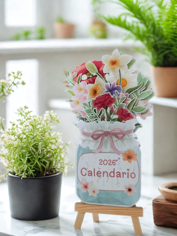 Calendario Da Tavolo | Calendario Mensile Da Tavolo | Calendario In - Foto 7