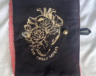 Funda Lightlark para Kindle/tablet: Funda de algodón hecha a mano con encaje