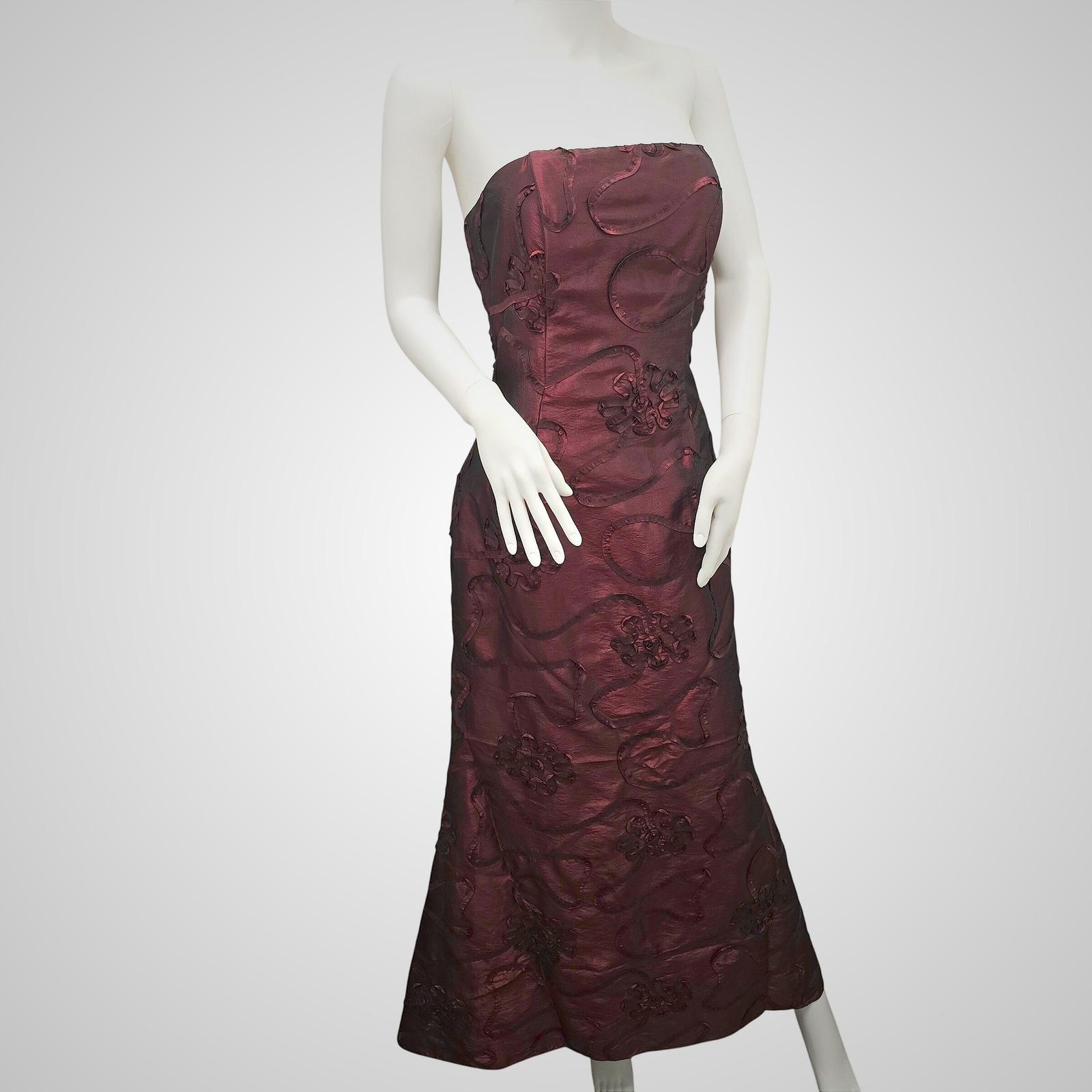 open lace back dress Princess Short Red Dress with Off Shoulder Organza Top & Puffy Skirt main image 1