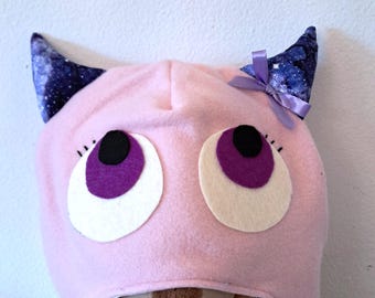 Child Monster Hat, Brushed Fleece Kids Hat, Lined Play Hat, Cozy Monster Beanie, Toddler Monster Hat, Handmade Childrens Hat FREE SHIPPING