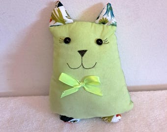 Kitty Pillow Pals – 7” Handmade Stuffed Cat, Soft Mini Kitty, Cute Gift for Cat Lovers, Cozy Home Décor,  Kitty Gift