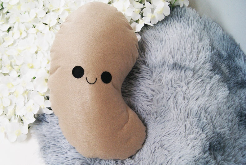 Happy Potato Cushion, Plush Potato, Decorative Potato Cushion, Potato Photo prop, Funny potato Gift, Novelty Gift, Couch potato Gift image 3