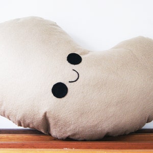 Handmade Happy Potato Cushion: Novelty Plush Pillow