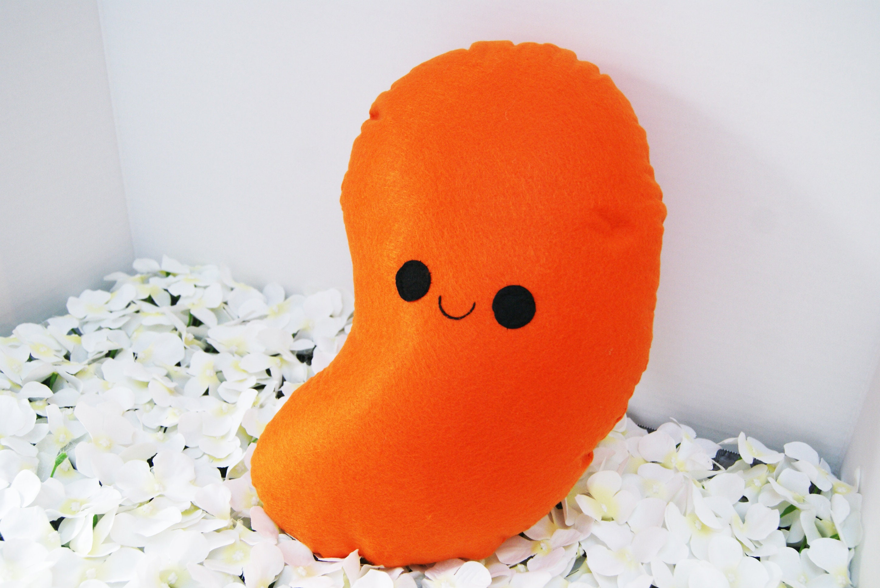 Happy Baked Bean Cushion Plush Baked Bean Decorative Baked Etsy