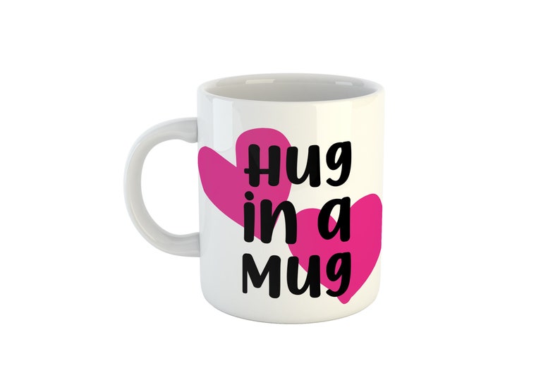 Hug in a Mug, Hug Cup, Hug Coffee Mug, Thoughtful Gift, Gift for Friend, Tough Time Gift, Mum Mug, Mum Gift, Cuddle Mug, Mothers Day Mug image 3