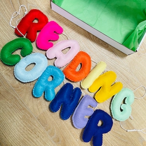 Reading Corner Felt Banner: Custom Classroom Decor