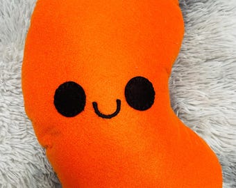 Cojín de frijoles horneados de fieltro hecho a mano: accesorio fotográfico  novedoso