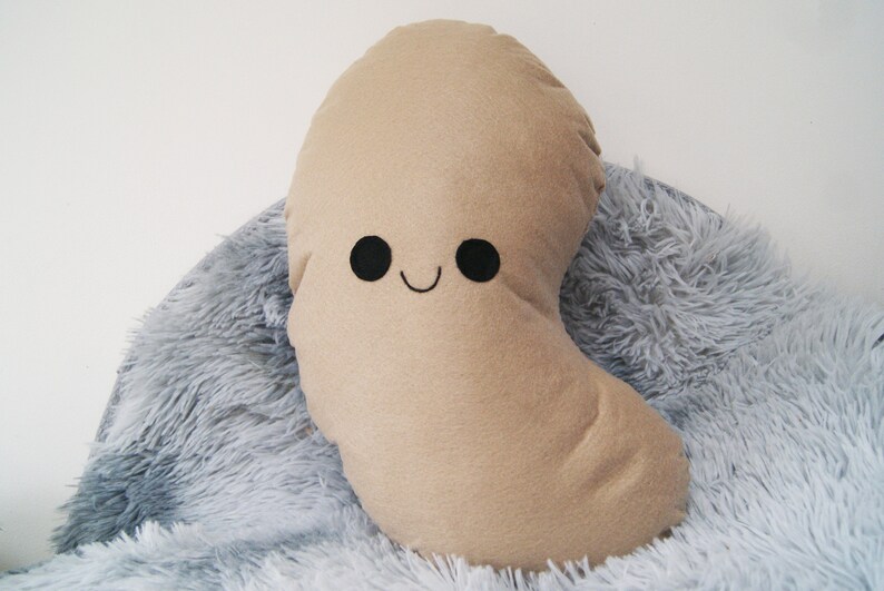 Happy Potato Cushion, Plush Potato, Decorative Potato Cushion, Potato Photo prop, Funny potato Gift, Novelty Gift, Couch potato Gift image 7