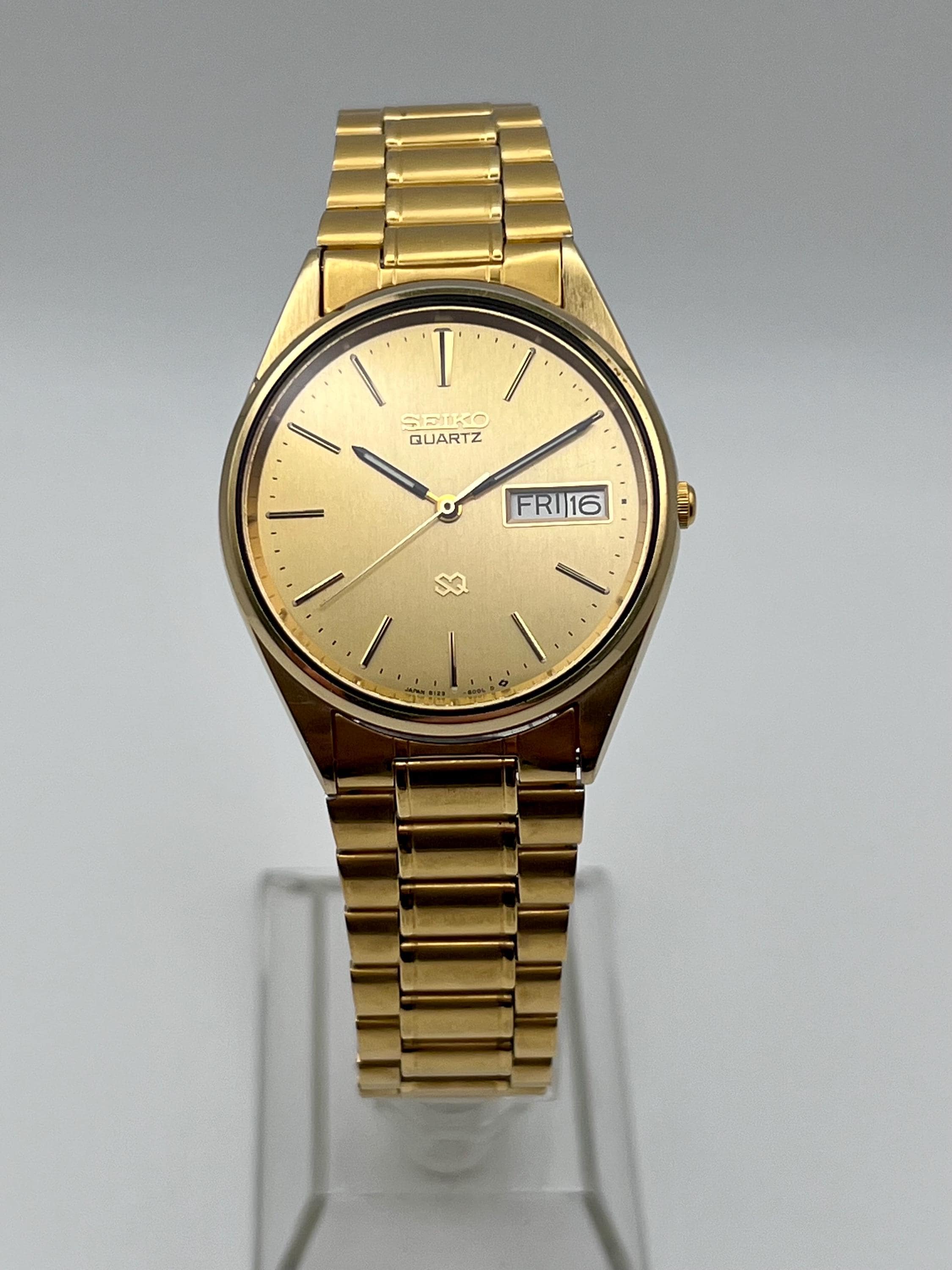 Vintage 1986 Mens Seiko SQ 8123-8009 Quartz Watch - Etsy