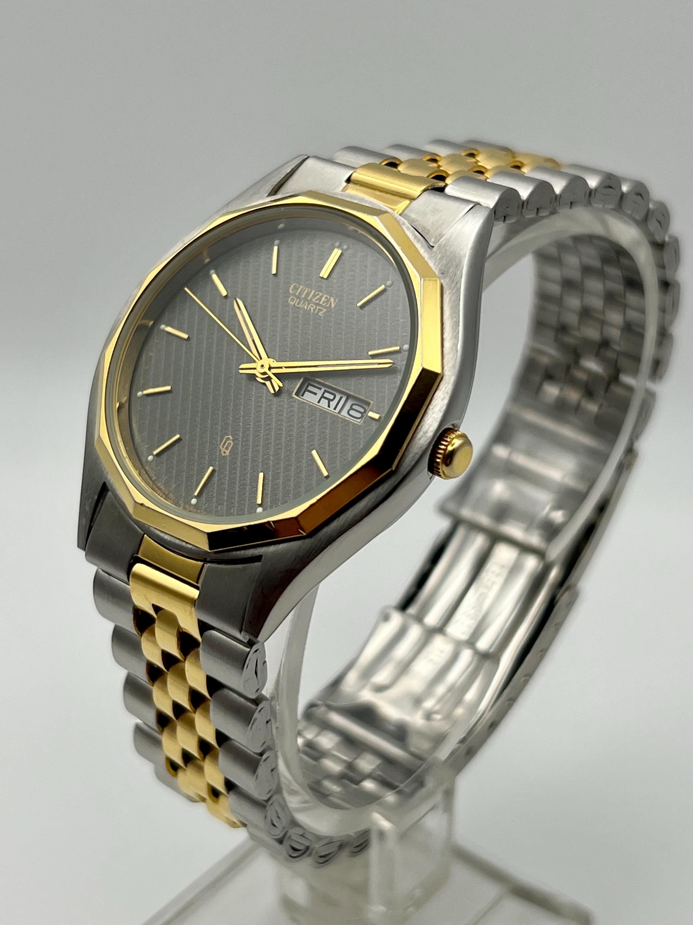 Vintage 1990 Citizen CQ President 6100-S17276 Quartz Watch - Etsy