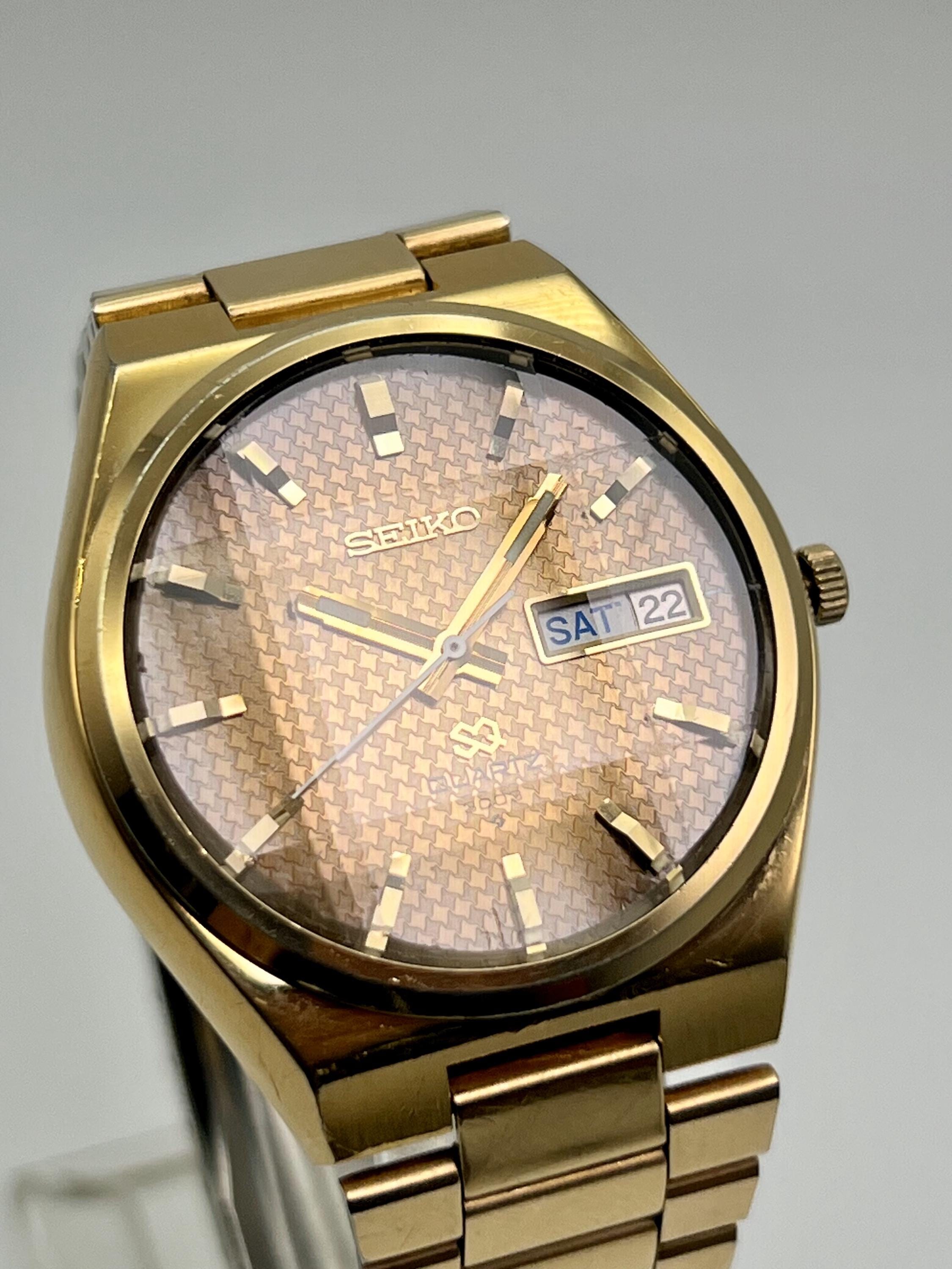 Vintage Seiko Watch - SQ 4823-8039 - Etsy