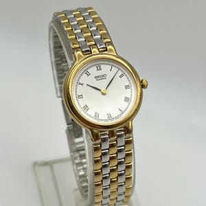 Vintage 1998 Womens Seiko 1N00-0G90 Quartz 2-Tone Watch