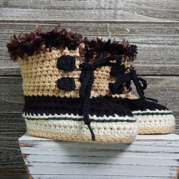 Crochet Baby Boots Etsy