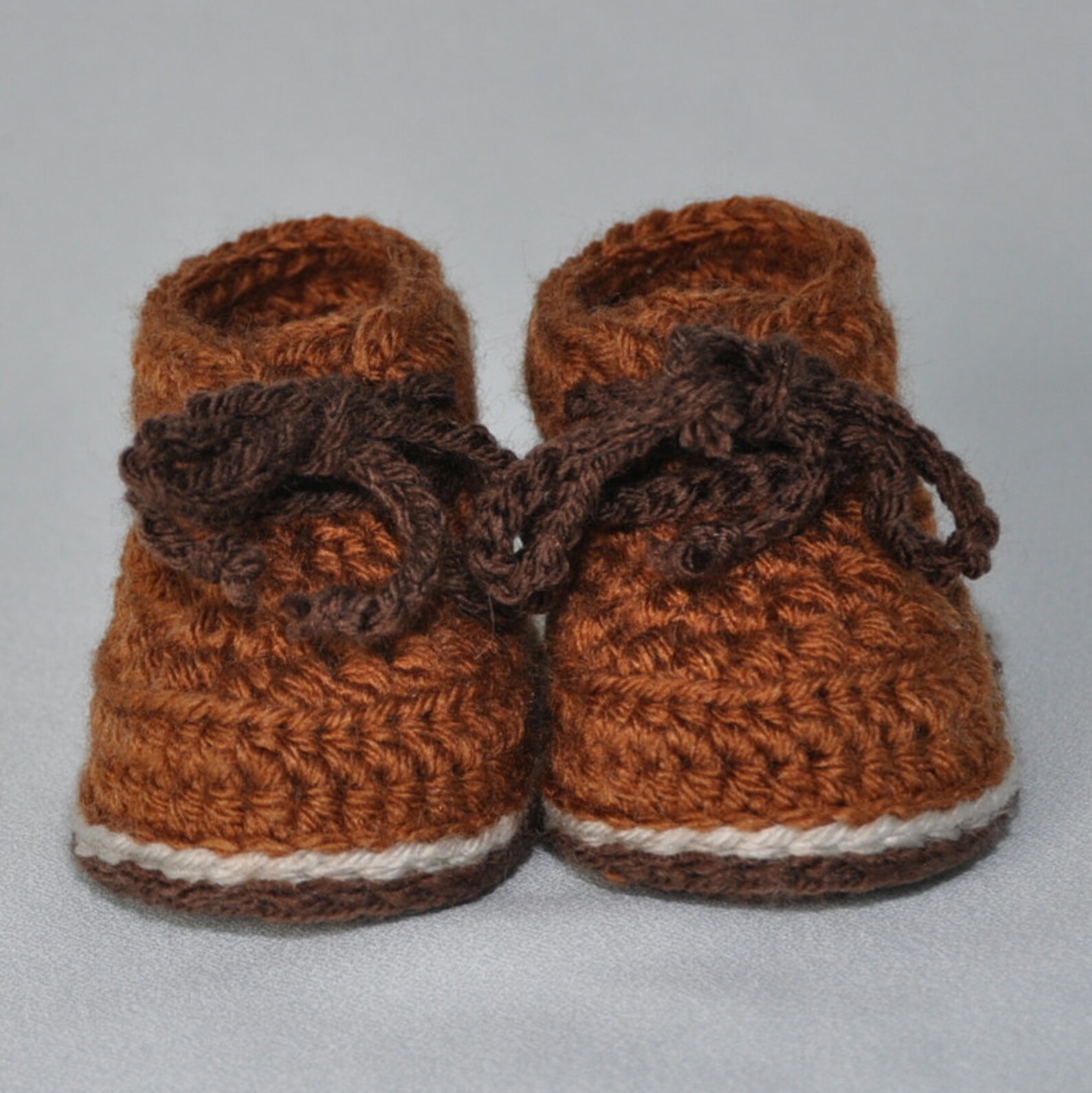 Crochet Baby Booties Baby Hiking Boots Tie Baby Booties Etsy