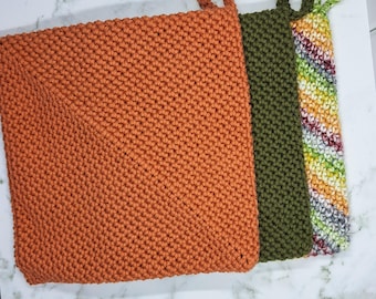 Cotton Pot Holder, Kitchen Hot Pad