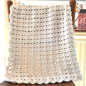 Cotton Baby Blanket, Crochet, an Heirloom in the Making - Etsy