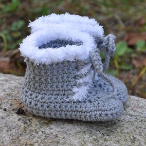 Baby Booties with Ties, Booties that stay on, Baby Booties