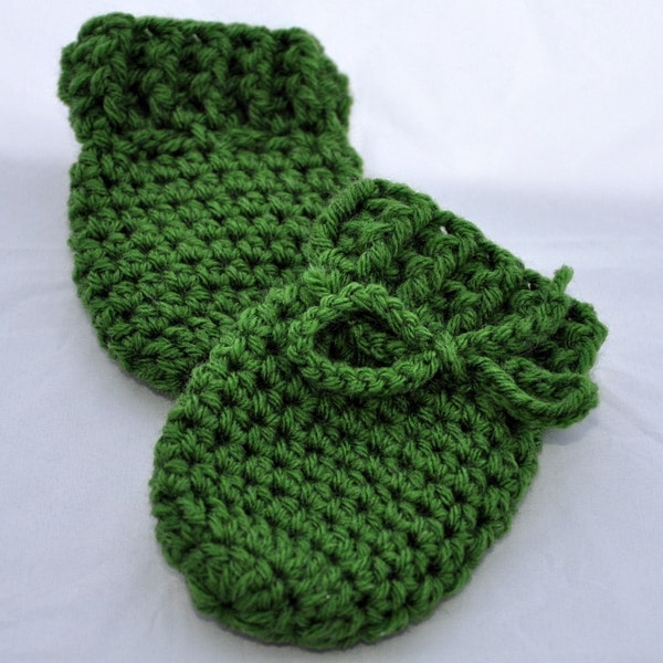 Thumbless Baby Mittens  size 0 - 6 months or 6 to 12 months