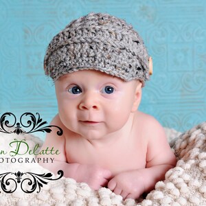 Tweed Newsboy Hat is Size 0 to 6 Months or 6 to 12 Months - Etsy