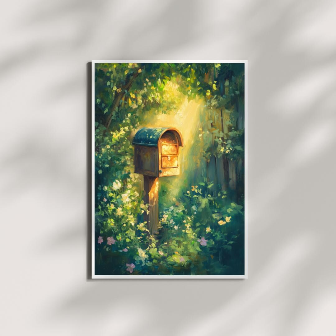Magical Mailbox – Glowing Forest Mailbox Printable Art | Whimsical ...